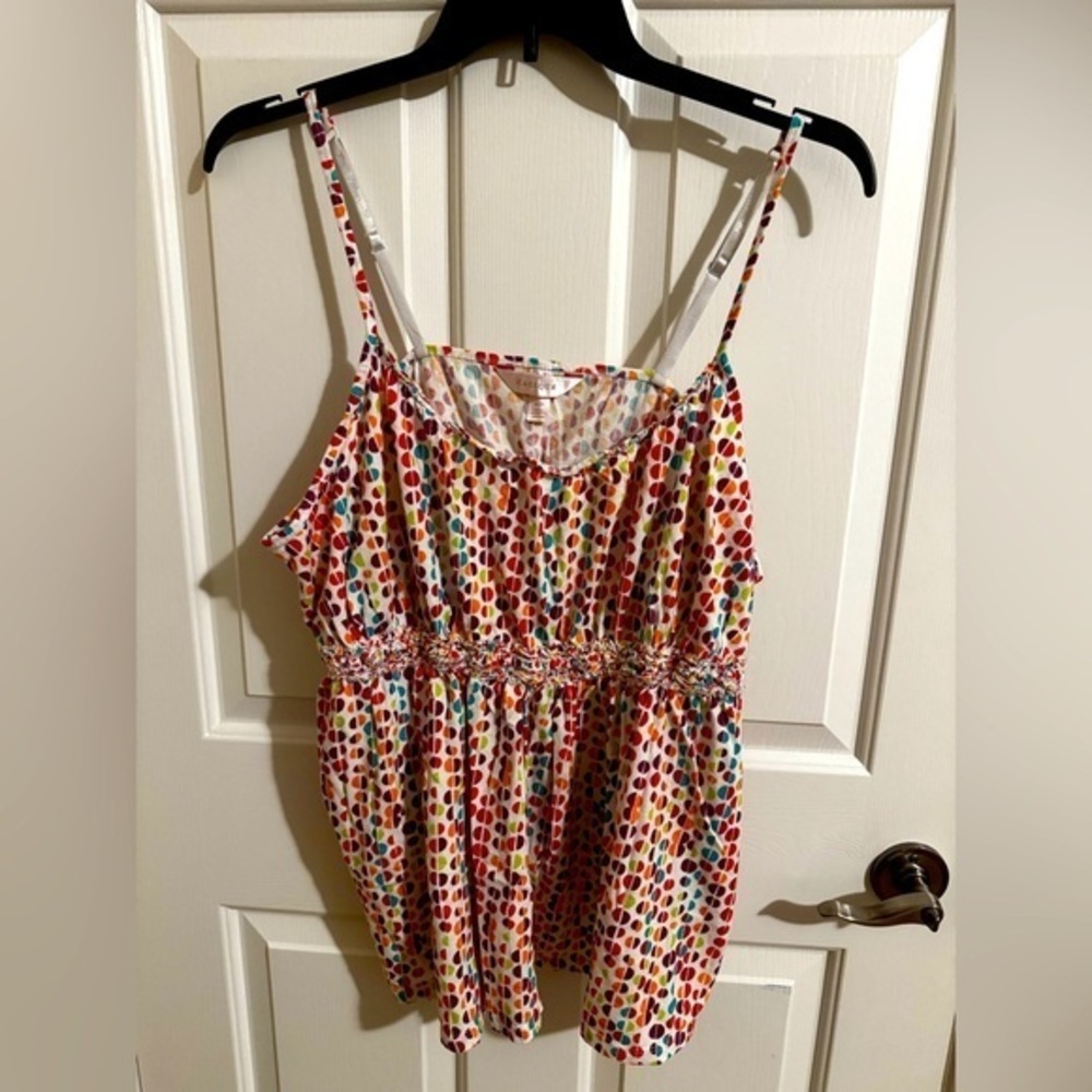 Cacique cami sleep top elastic waist size 22/24 (3X)